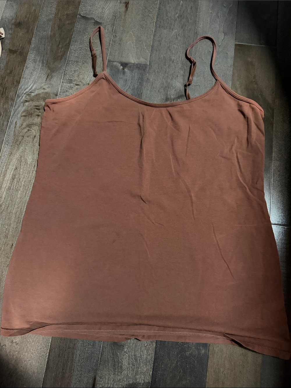 Old Navy Rust Brown Adjustable Strap Cami